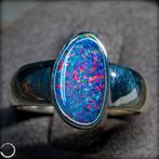 Natuurlijke Boulder Opal Ring uit Australië – 925er zilver