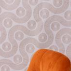 Weefsel Jacquard – Motief Optical - Gestileerde Spiraal -, Antiek en Kunst