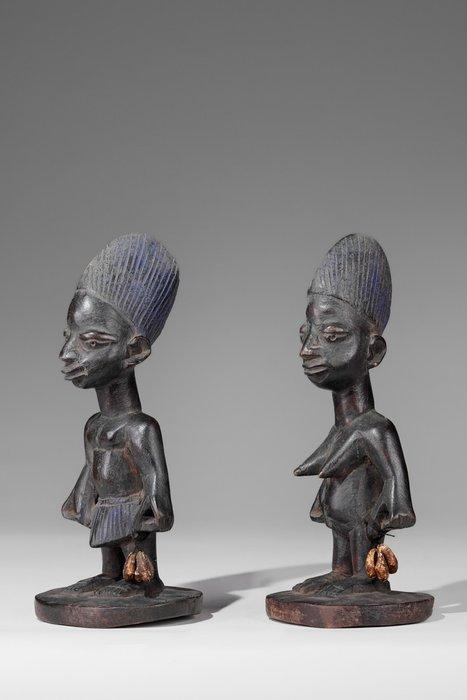Sculpture - Bois - Ibeji - Nigeria, Antiquités & Art, Art | Art non-occidental