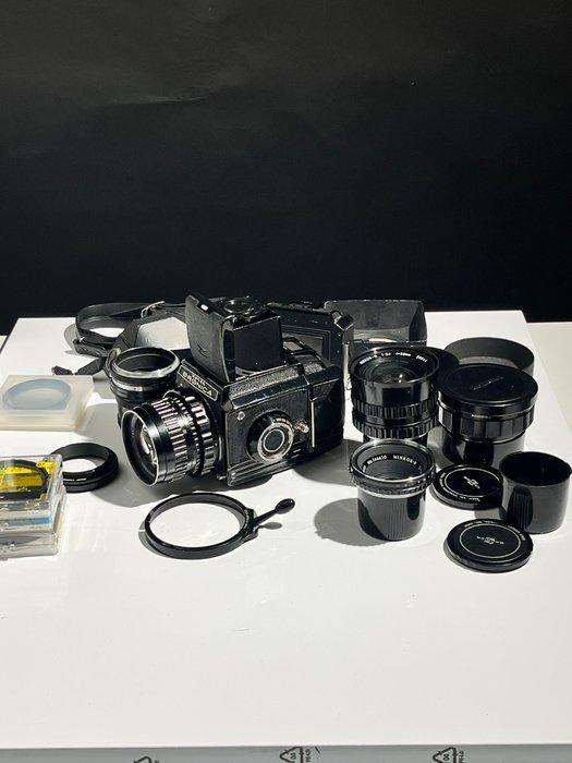 Bronica Sa2 + Nikkor-O 50mm f/2.8 • Nikkor-P 75mm f/2.8 •, Audio, Tv en Foto, Fotocamera's Analoog