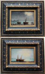 Henriette Gudin (1825-?) - A pair of paintings with fishing, Antiek en Kunst