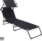 2dekans | Infinity Goods Ligbed Met Zonnescherm - Opvouwbaar, Ophalen of Verzenden, Nieuw