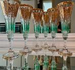 La maison de Lia - Champagneglas (6) - Authentieke boheemse, Antiek en Kunst