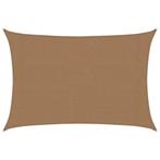 Schaduwdoek 3x4 Taupe | OP = OP | Zonnezeil HDPE, Tuin en Terras, Schaduwdoeken, Verzenden, Nieuw