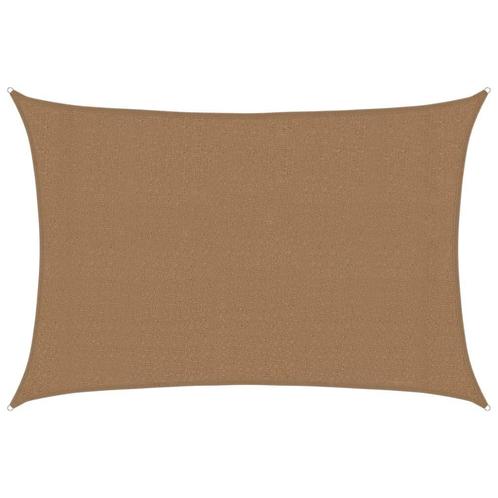 Schaduwdoek 3x4 Taupe | OP = OP | Zonnezeil HDPE, Tuin en Terras, Schaduwdoeken, Nieuw, Verzenden