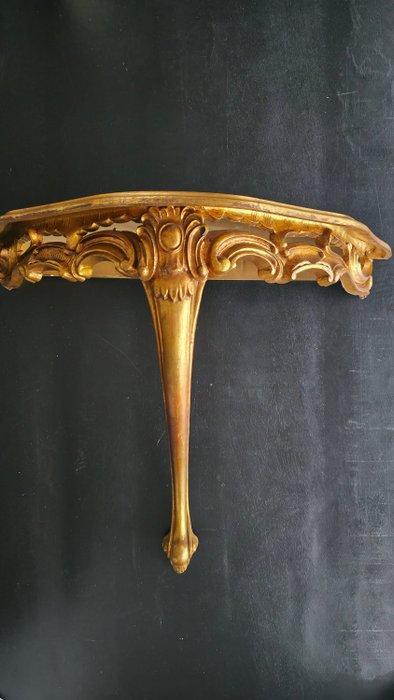 Bijzettafel - Verguld hout - A Florentine style wall console, Antiek en Kunst, Curiosa en Brocante