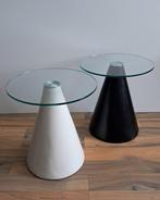 Table dappoint - Verre - Deux tables dappoint