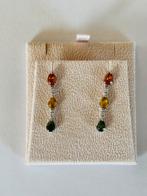 Hangoorbellen - 14 karaat Witgoud -  4.49ct. tw. Saffier -, Handtassen en Accessoires, Antieke sieraden