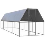 vidaXL Poulailler 2x8x2 m acier galvanisé, Animaux & Accessoires, Verzenden, Neuf