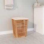 vidaXL Badkamerkruk 40,5x40,5x56 cm massief walnotenhout, Huis en Inrichting, Verzenden, Nieuw
