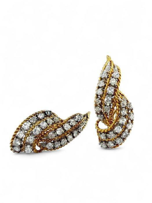 Oorbellen - 18 karaat Geel goud, Vintage 18K Geel Goud, Handtassen en Accessoires, Oorbellen