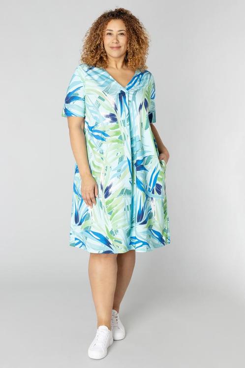 COLLETTA jurk travel V hals1(48)Maat 46/48 (XL) of groter, Kleding | Dames, Jurken, Overige kleuren, Nieuw, Maat 46/48 (XL) of groter