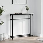 vidaXL Wandtafel 75x19,5x75 cm bewerkt hout grijs sonoma, Huis en Inrichting, Tafels | Bijzettafels, Verzenden, Nieuw
