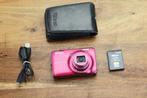 Nikon Coolpix S6300 Roze, 10x zoom, Wifi, 16MP Digitale, Audio, Tv en Foto, Nieuw