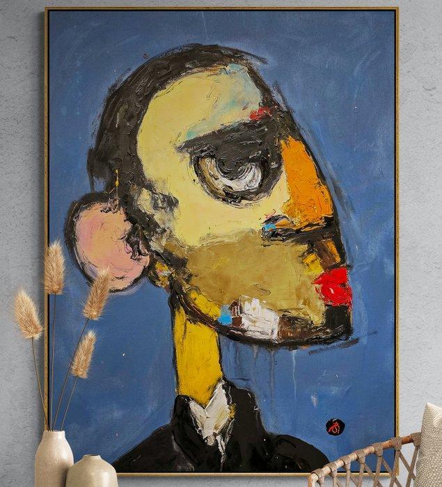 Arvydas Gaiciunas (Retne) - Be N-18 – Abstract Expressionist, Antiek en Kunst, Kunst | Schilderijen | Modern