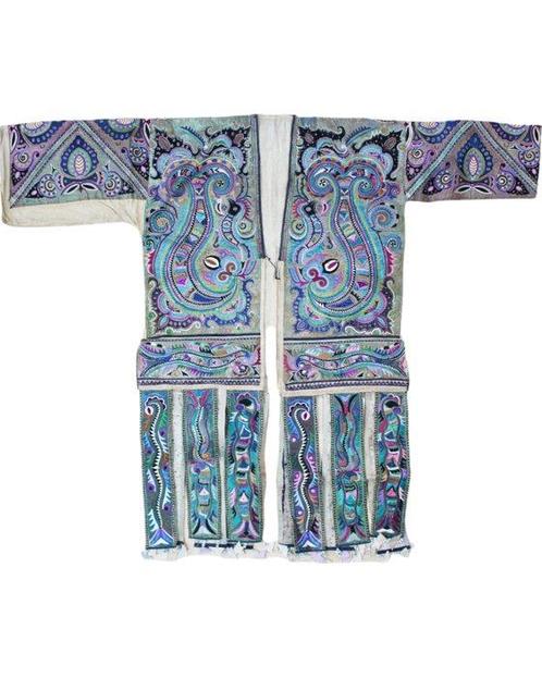 Miao Hundred Birds Coat - Unisex - Manteau, Antiek en Kunst, Antiek | Overige Antiek