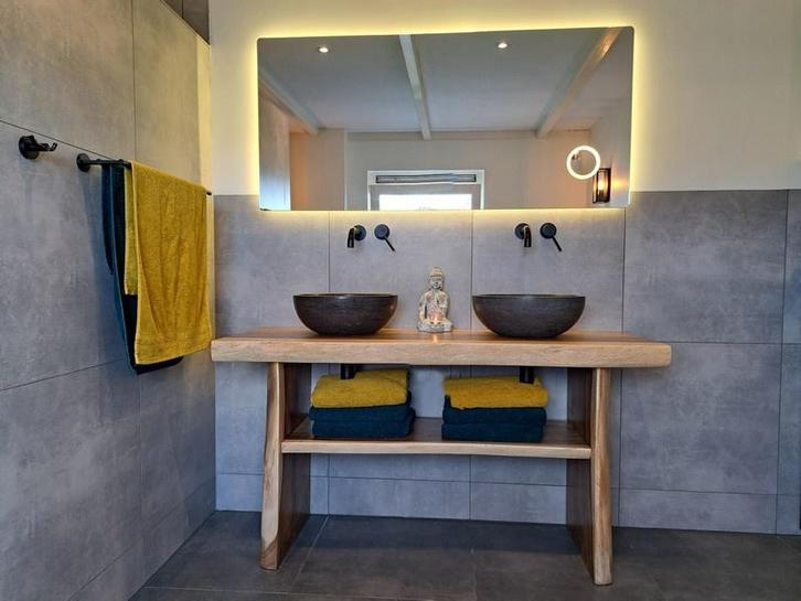 Suar badkamermeubel 50x150cm | Direct leverbaar, Huis en Inrichting, Badkamer | Badkamermeubels, 25 tot 50 cm, Nieuw, Wastafelkast