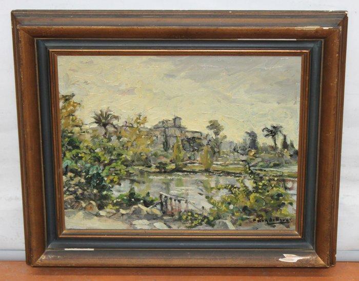 José Manuel Puig de Navas (1899-?) - Luz dorada sobre el, Antiek en Kunst, Kunst | Schilderijen | Klassiek