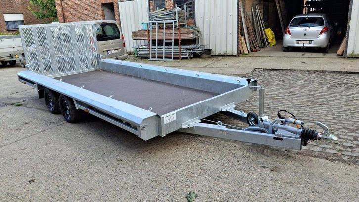 Veiling: Machinetransporter 3500kg 4.80x1.80m Nieuw, Auto diversen, Aanhangers en Bagagewagens, Ophalen
