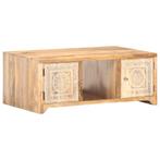 vidaXL Salontafel 90x50x35 cm massief mangohout, Huis en Inrichting, Tafels | Salontafels, Verzenden, Nieuw