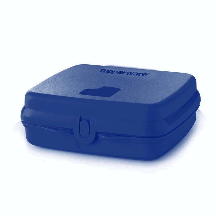 Tupperware Eco Sandwichdoos Donkerblauw, Huis en Inrichting, Keuken | Tupperware, Nieuw, Verzenden