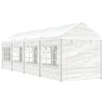 vidaXL Belvédère avec toit blanc 8,92x2,28x2,69 m, Jardin & Terrasse, Verzenden, Neuf