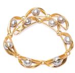 Armband - 18 karaat Geel goud Parel, Nieuw