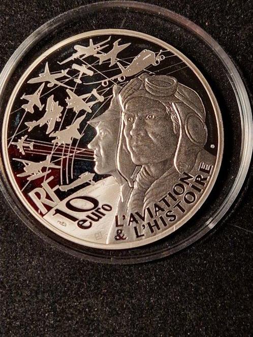 Frankrijk. 10 Euro 2017 Aviation et Histoire - A380 Proof, Postzegels en Munten, Munten | Europa | Euromunten