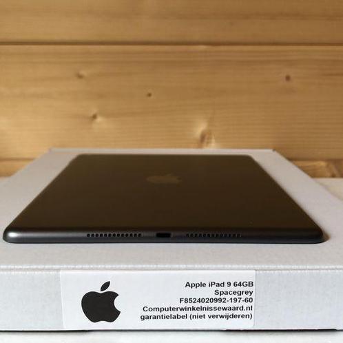 nieuwstaat Apple iPad 9 space gray 64GB 10.2 WiFi (4G) + 12, Informatique & Logiciels, Apple iPad Tablettes, Enlèvement ou Envoi