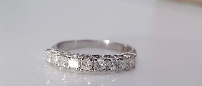 Ring - 18 karaat Witgoud Diamant (Natuurlijk) - Diamant, Handtassen en Accessoires, Ringen