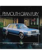 1984 PLYMOUTH GRAN FURY BROCHURE NEDERLANDS, Ophalen of Verzenden, Nieuw