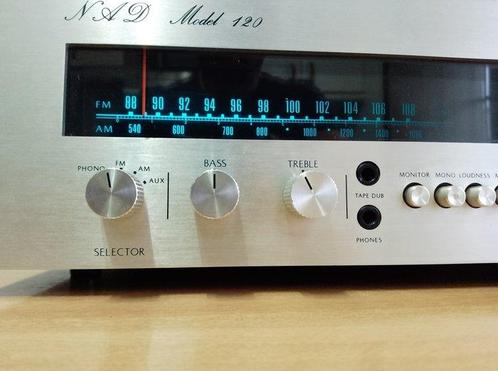 NAD - Model 120 Solid state stereo receiver, Audio, Tv en Foto, Radio's
