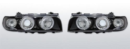 Carnamics Koplampen | BMW 7-serie 94-98 4-d | Angel Eyes zwa, Auto-onderdelen, Verlichting, Nieuw, Verzenden