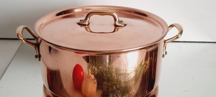 Pan - COOK zware professioneel restaurant pan met deksel -, Antiek en Kunst, Antiek | Keukengerei