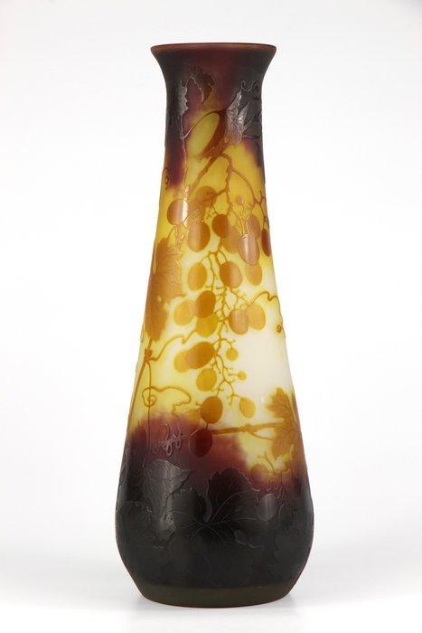 Emile Gallé - Vaas  - Glas, Antiek en Kunst, Antiek | Glaswerk en Kristal