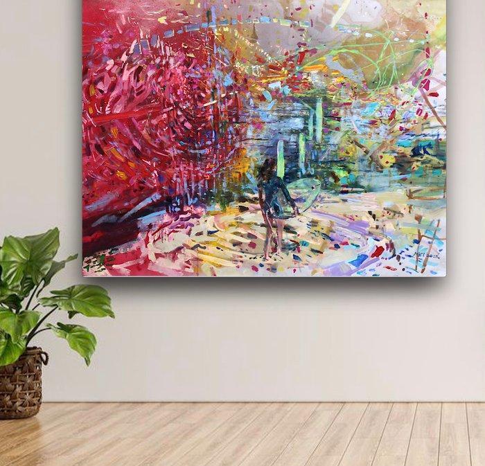 Liana - Erwartung der Sommerwellen, Antiek en Kunst, Kunst | Schilderijen | Modern