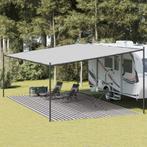 vidaXL Tenttapijt 400x700 cm HDPE antracietkleurig en wit, Verzenden, Nieuw