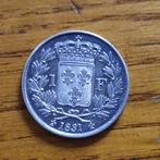 Frankrijk. Henri V (prétendant). 1 Franc 1831 (Zonder, Postzegels en Munten