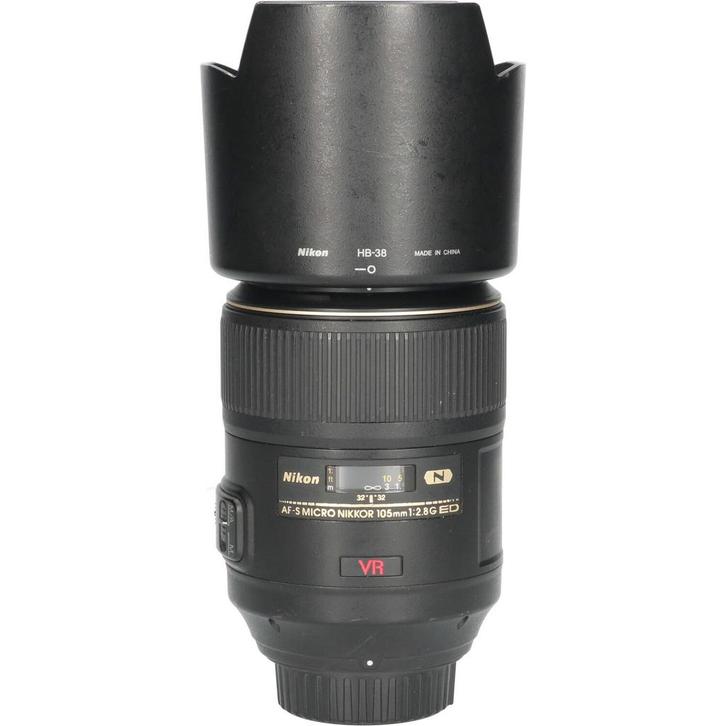 Tweedehands Nikon AF-S 105mm f/2.8G IF ED VR Micro CM4769, Audio, Tv en Foto, Foto | Lenzen en Objectieven, Overige typen, Gebruikt