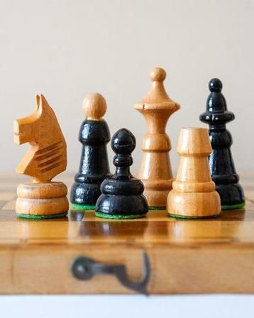 Jeu déchecs - Vintage Coffeehouse Chess Set [60s] - Bois