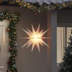 vidaXL Kerstlampen met LEDs 3 st inklapbaar 100 cm wit, Verzenden, Nieuw