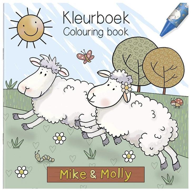 Mike & Molly Kleurboek, Hobby en Vrije tijd, Feestartikelen, Nieuw, Verzenden