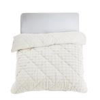 Lazy all-in-one dekbed Pom Pom Fur - crème-wit - 1-persoons, Huis en Inrichting, Verzenden, Nieuw