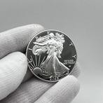 États-Unis. 1 Dollar 2025 – American Eagle Silver Ring – 1, Postzegels en Munten