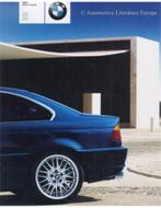 2001 BMW 3 SERIE COUPÉ BROCHURE FRANS, Nieuw
