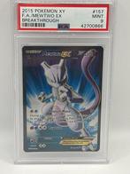 Pokémon - 1 Graded card - fa mewtwo ex breaktrough - PSA 9, Nieuw