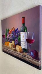 Maria Gordeeva(1970) - Fruits wine and cheese, Antiek en Kunst