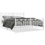 Wit Metaal Bed 160x200 | Retour Deal 59% Korting!, Huis en Inrichting, Verzenden, Wit, Nieuw, Overige maten