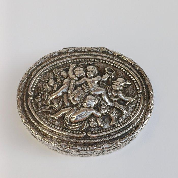 Delheid Frères - Snuifdoos - .800 zilver - Zilveren, Antiek en Kunst, Antiek | Zilver en Goud