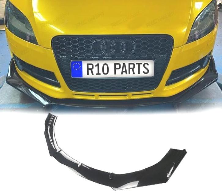 SPOILER LAME DE PARE-CHOCS AVANT AUDI TT 06-10 NOIR BRILLANT, Auto-onderdelen, Carrosserie, Verzenden